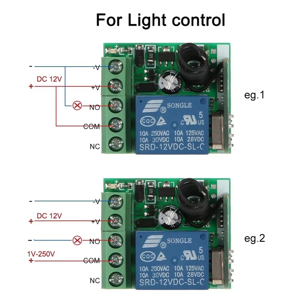 Universal RF 433Mhz Gate Remote controller switch | Smart Dream Home ...